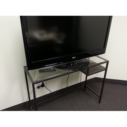 IKEA Vittsjo Metal and Glass Laptop Table TV Stand w Shelf Allsold.ca